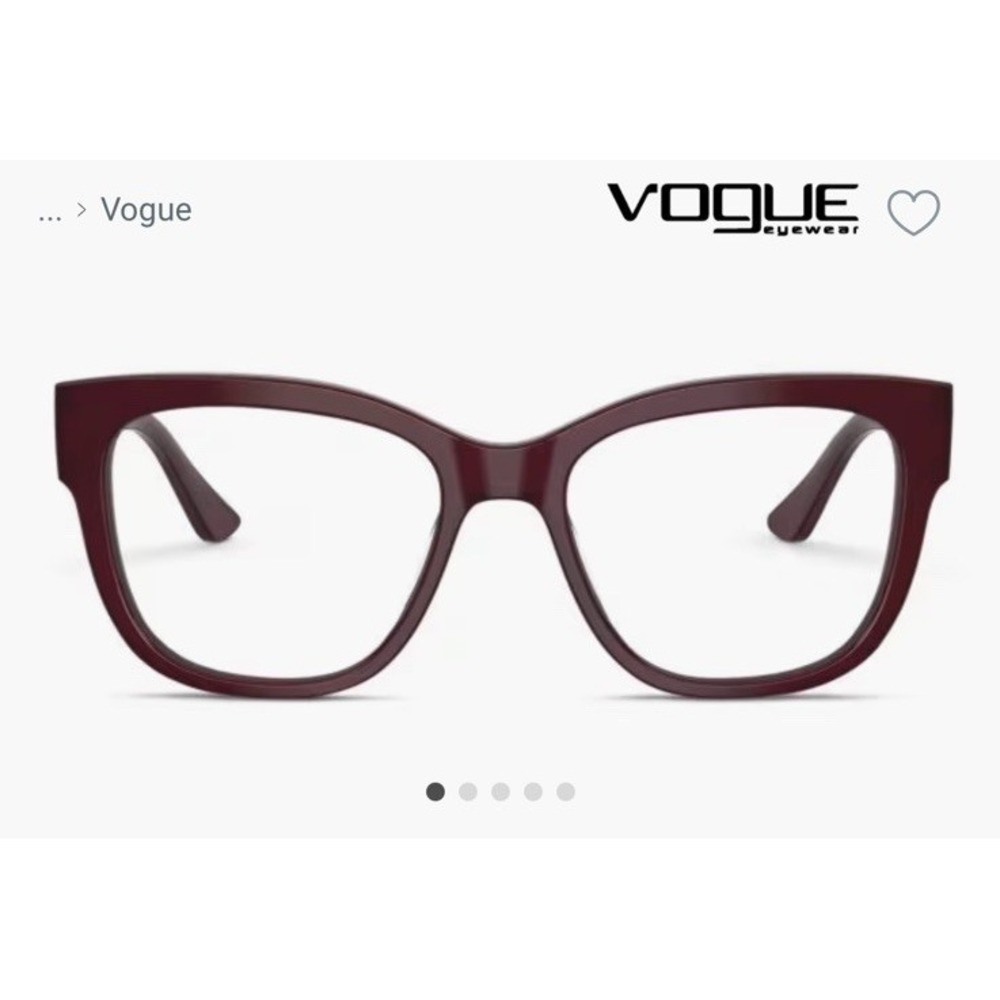 Vogue‎ VO5605 Eyeglasses Full Bordeaux Glasses Demo NIB